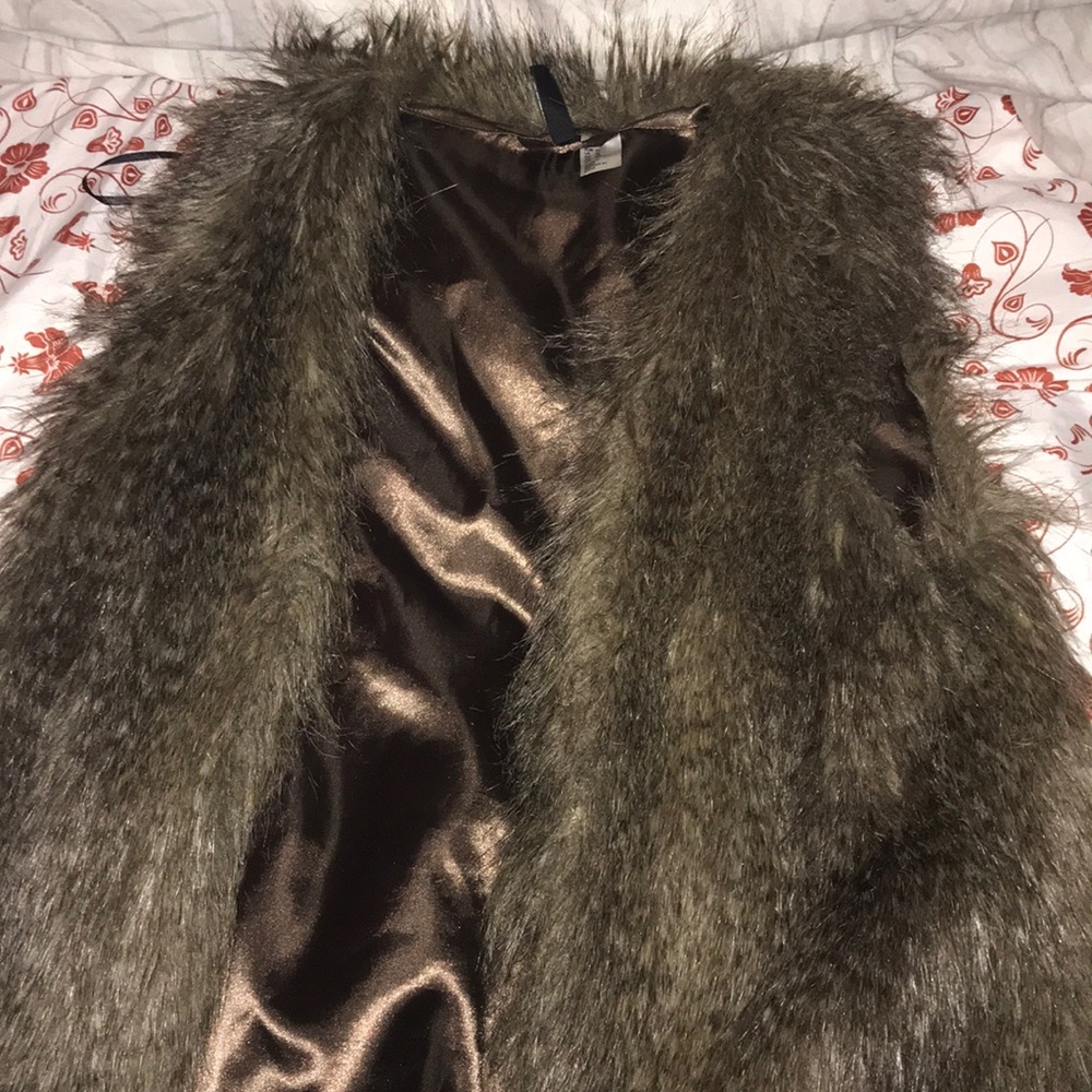 fur vest from divided size 10